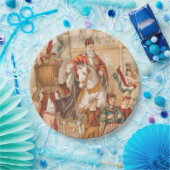 St.ニックセントニコラスのオランダのSinterklaasのヴィンテージ ペーパープレート (パーティー)