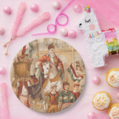 St.ニックセントニコラスのオランダのSinterklaasのヴィンテージ ペーパープレート (パーティー)