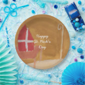 St.ニック日のSinterklaasのおもしろいな水彩画の留め釘 ペーパープレート (パーティー)