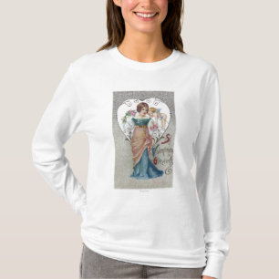 St.バレンタインの挨拶のキューピッド Tシャツ
