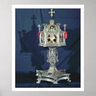 St.バーバラ、第14第15世紀(silveのReliquary ポスター