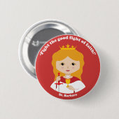 St.バーバラ 缶バッジ (正面&裏面)