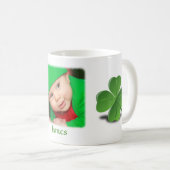 St.パーソナライズされた Patricks Day Mug写真の追加 コーヒーマグカップ (正面右)