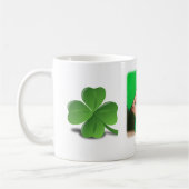 St.パーソナライズされた Patricks Day Mug写真の追加 コーヒーマグカップ (左)