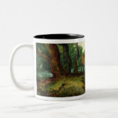 St.ヒューバート、c.1620 (パネルの油)の視野 ツートーンマグカップ (左)