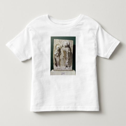 St.ヒラリーを描写するレリーフ、浮き彫り トドラーTシャツ (正面)