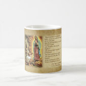 St.ファンディエゴへのグアダルペの私達の女性の単語 コーヒーマグカップ (中央)