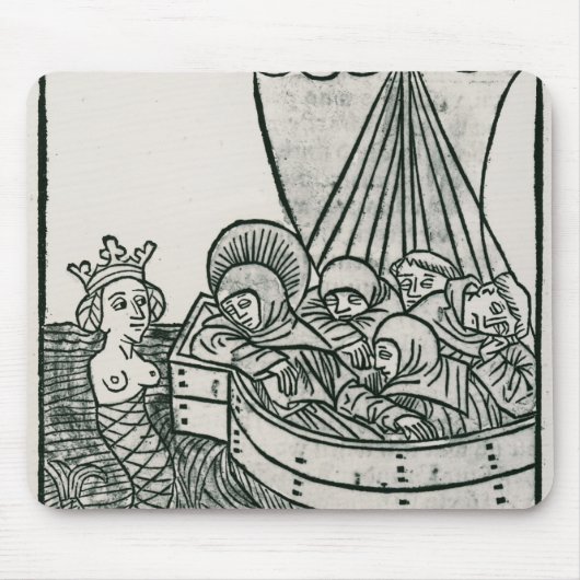 St.ブレンダンおよびサイレン マウスパッド (正面)