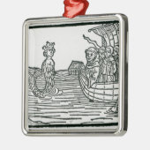 St.ブレンダンおよびサイレン メタルオーナメント (左)