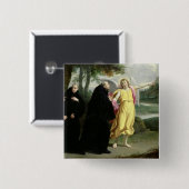 St.ベネディクトの生命からの場面 缶バッジ (正面&裏面)