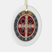 St.ベネディクトメダルオーナメント セラミックオーナメント (右)