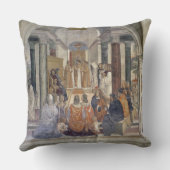 St.ベネディクト(フレスコ画)の生命(詳細) クッション (裏面)