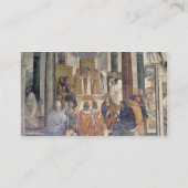 St.ベネディクト(フレスコ画)の生命(詳細) 名刺 (裏面)