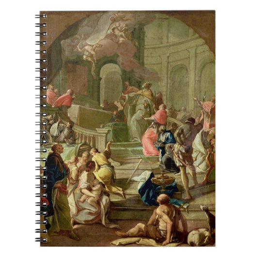 St.ベネディクト、c.1760の視野 ノートブック (正面)