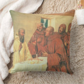 St.ベネディクト(fの生命からの聖餐を、取ります クッション (ブランケット)