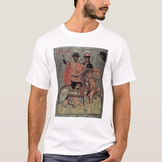 St.ボリスおよびSt. Glebは、c.1377取付けました Tシャツ (正面)