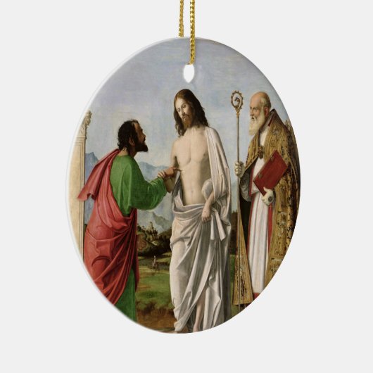 St.マグナスを持つトマスを疑うこと、c.1504-05 セラミックオーナメント (右)