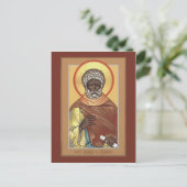 St.モーゼエチオピアの祈りの言葉カード ポストカード (スタンド正面)