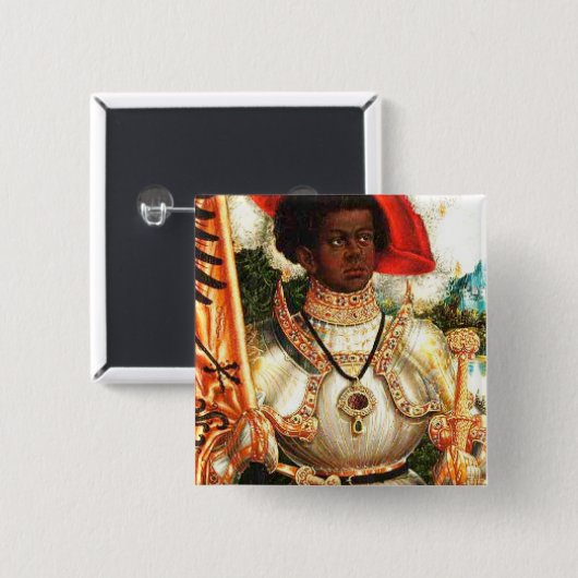 St.モーリス 缶バッジ (正面&裏面)