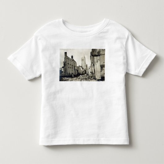 St.ヤコブ教会、Ypres、1915年6月 トドラーTシャツ (正面)