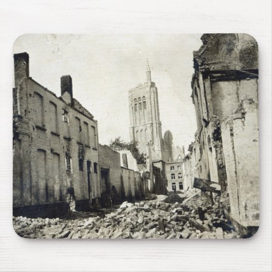 St.ヤコブ教会、Ypres、1915年6月 マウスパッド (正面)