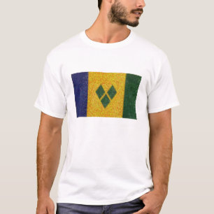 St.ヴィンチェンツォ及びグレナディンの旗 Tシャツ