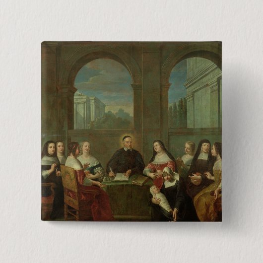 St.ヴィンチェンツォdeポールおよび慈善の姉妹 缶バッジ (正面)