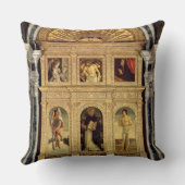 St.ヴィンチェンツォFerrerの祭壇の背後の飾り、c.1465 (polyptych) クッション (裏面)