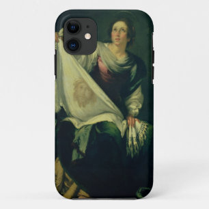 St.ヴェロニカ1625-30年(キャンバスの油) iPhone 11 ケース