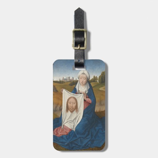 St.ヴェロニカ、c.1470-1475 (パネルの油) ラゲッジタグ (正面縦)