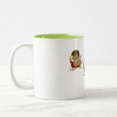 St.水田の日の脂肪猫 ツートーンマグカップ (左)