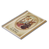 St.癌患者の流浪性の守護聖人 ノートブック (左側)