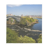 St.2のセントジョン川で秋を逆転 ノートパッド (正面)