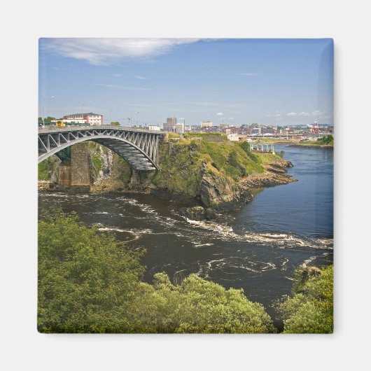 St.2のセントジョン川で秋を逆転 マグネット (正面)