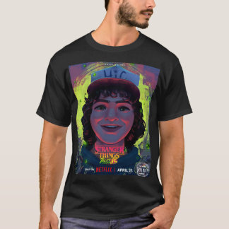 ST 85年の物語 (ダスティン) - ユニセックスTシャツ (黒) Tシャツ