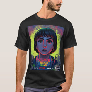 ST 85年の物語 (マイク) - ユニセックスTシャツ (黒) Tシャツ