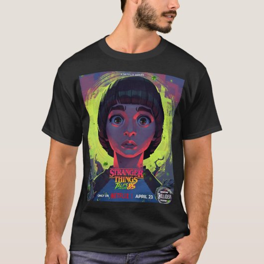 ST 85年の物語 (Will) - ユニセックスTシャツ (黒) Tシャツ (正面)