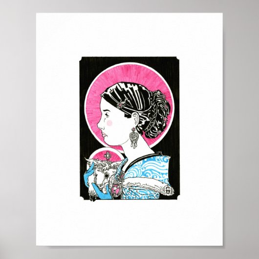 St. Agnes of Rome 8" x 10" Print ポスター (正面)