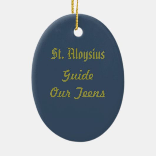 St. Aloysius Gonzaga （01午後） セラミックオーナメント (裏面)