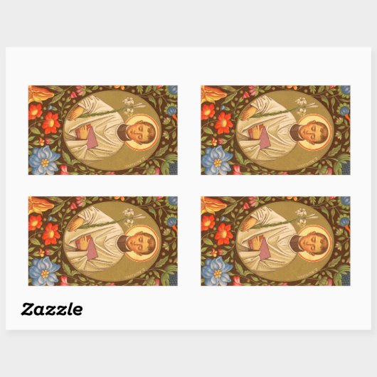 St. Aloysius Gonzaga （01午後） 長方形シール (シート)