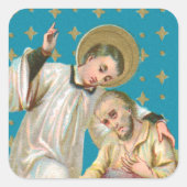 St. Aloysius Gonzaga & Paist Victy (M 006) スクエアシール (正面)