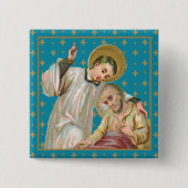 St. Aloysius Gonzaga & Paist Victy (M 006) 缶バッジ (正面)
