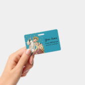 St Aloysius Gonzaga & Spague Victy (スタイル1; M06) バッジ (Handheld)