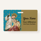 St Aloysius Gonzaga & Spague Victy (スタイル1; M06) バッジ (裏面)