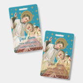 St Aloysius Gonzaga & Spague Victy (スタイル1; M06) バッジ (正面&裏面)