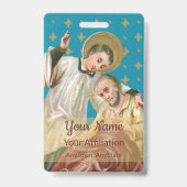 St Aloysius Gonzaga & Spague Victy (スタイル1; M06) バッジ (裏面)