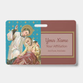 St Aloysius Gonzaga & Spague Victy (スタイル2; M06) バッジ (裏面)