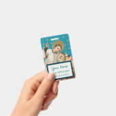 St Aloysius Gonzaga & Spague Victy (スタイル2; M06) バッジ (手持ち)