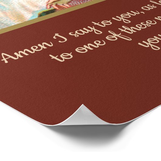 St. Aloysius & Plague Victim (M 006) ポスター (角)