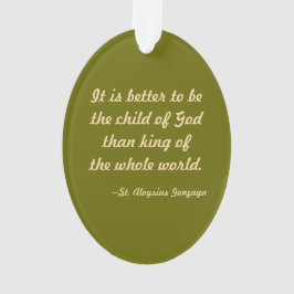 St. Aloysius (PM 01a)アクリル オーナメント